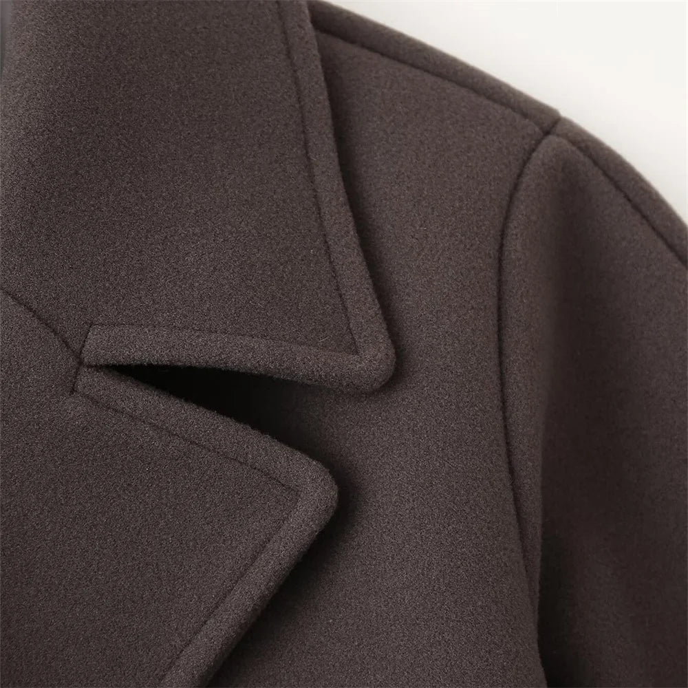 Aveline Wool-Blend Tailored Jacket