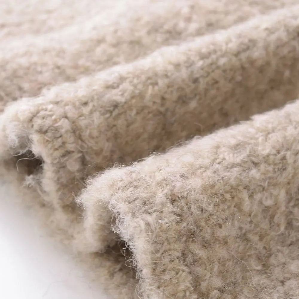 Elara Wool Blend Sweater-Jacket