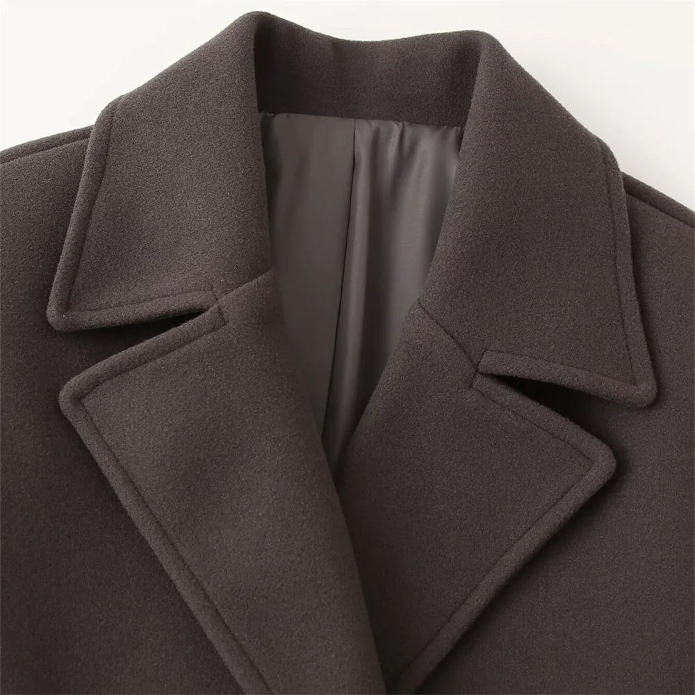Aveline Wool-Blend Tailored Jacket