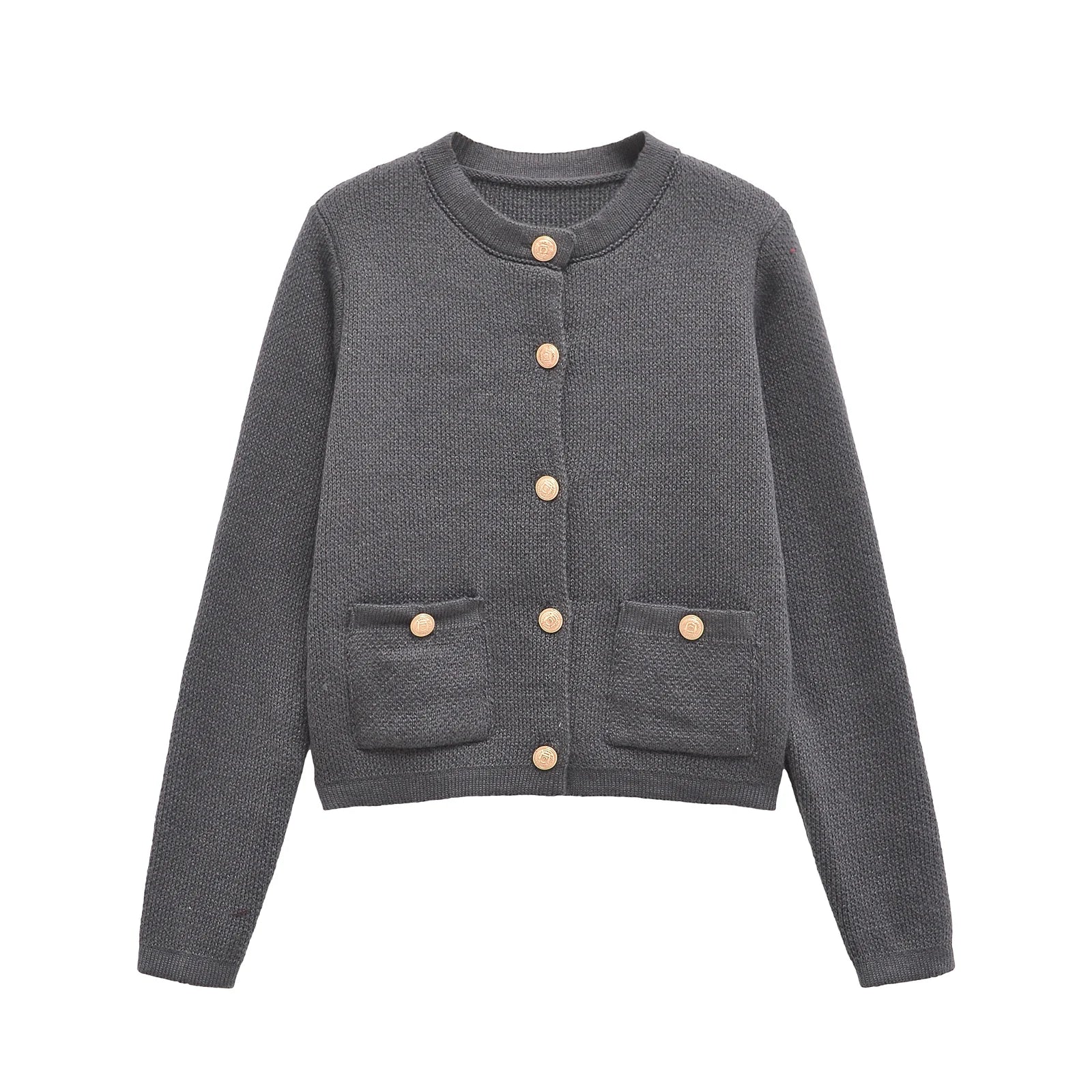 Vellavia Élise – Pearl Button Knit Cardigan