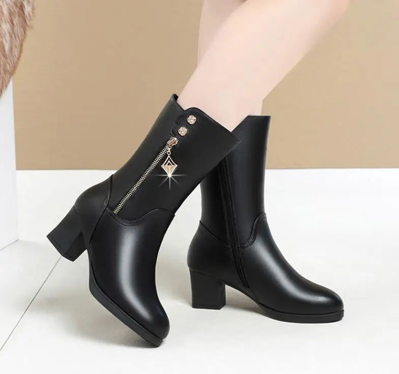 Vellavia Dominique Mid-Calf Boot