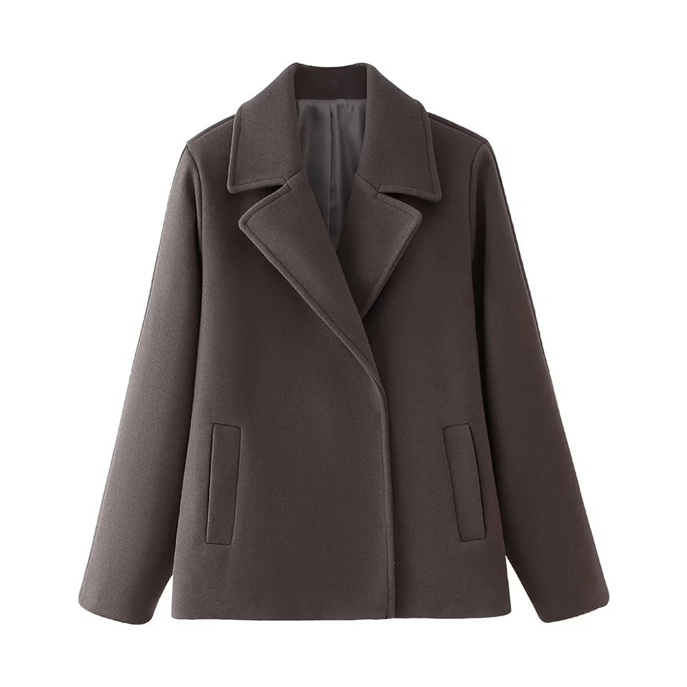 Aveline Wool-Blend Tailored Jacket