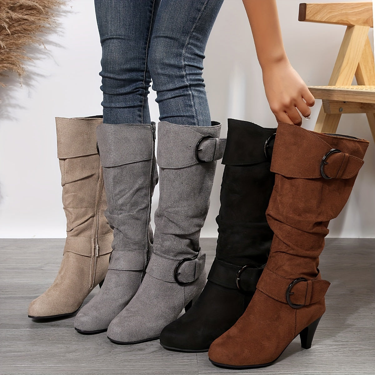 Vellavia Camille Buckle Boot