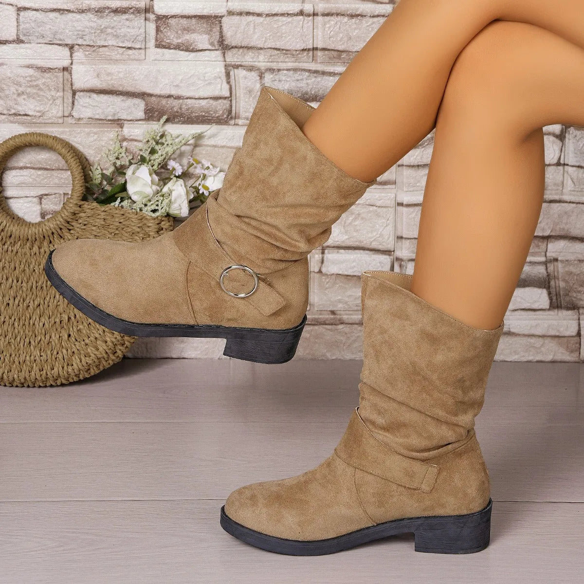 Vellavia Sabine Mid-Calf Boot