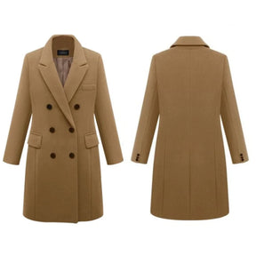 Vellavia Margaux Wool-Blend Long Coa