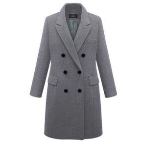 Vellavia Margaux Wool-Blend Long Coa