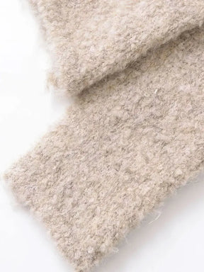 Elara Wool Blend Sweater-Jacket