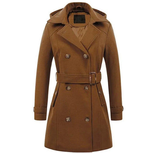 Vellavia Céleste Wool-Blend Long Coat