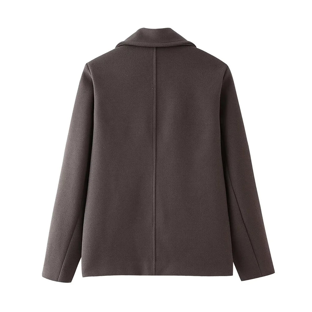 Aveline Wool-Blend Tailored Jacket