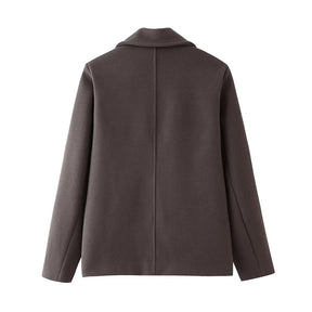 Aveline Wool-Blend Tailored Jacket