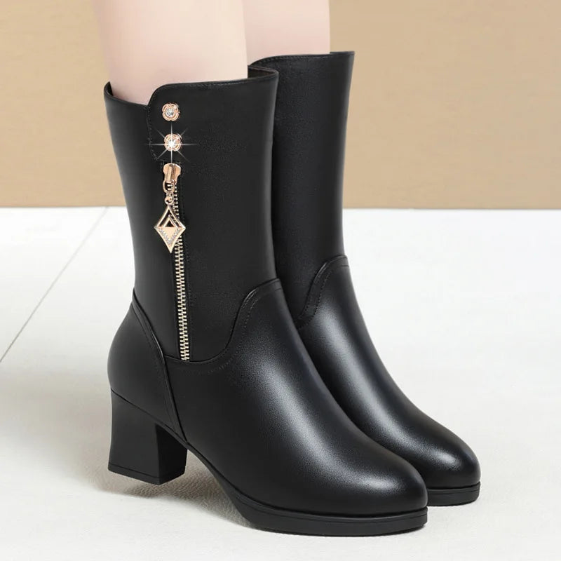 Vellavia Dominique Mid-Calf Boot