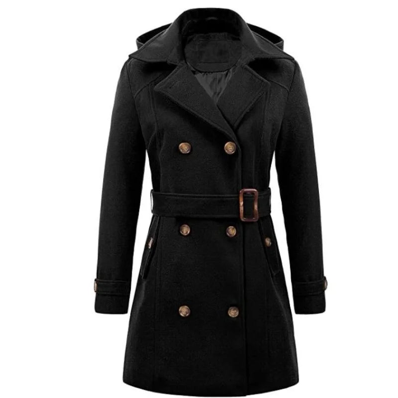 Vellavia Céleste Wool-Blend Long Coat