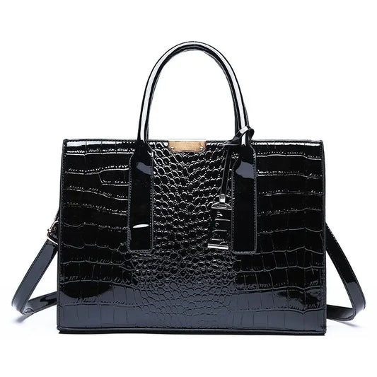 Vellavia Victoria™ Croc-Embossed ToteBag