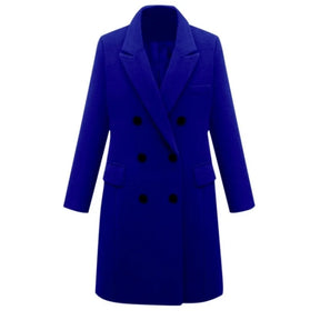 Vellavia Margaux Wool-Blend Long Coa