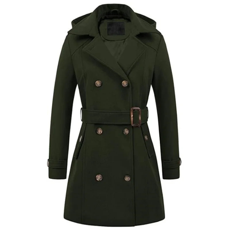Vellavia Céleste Wool-Blend Long Coat