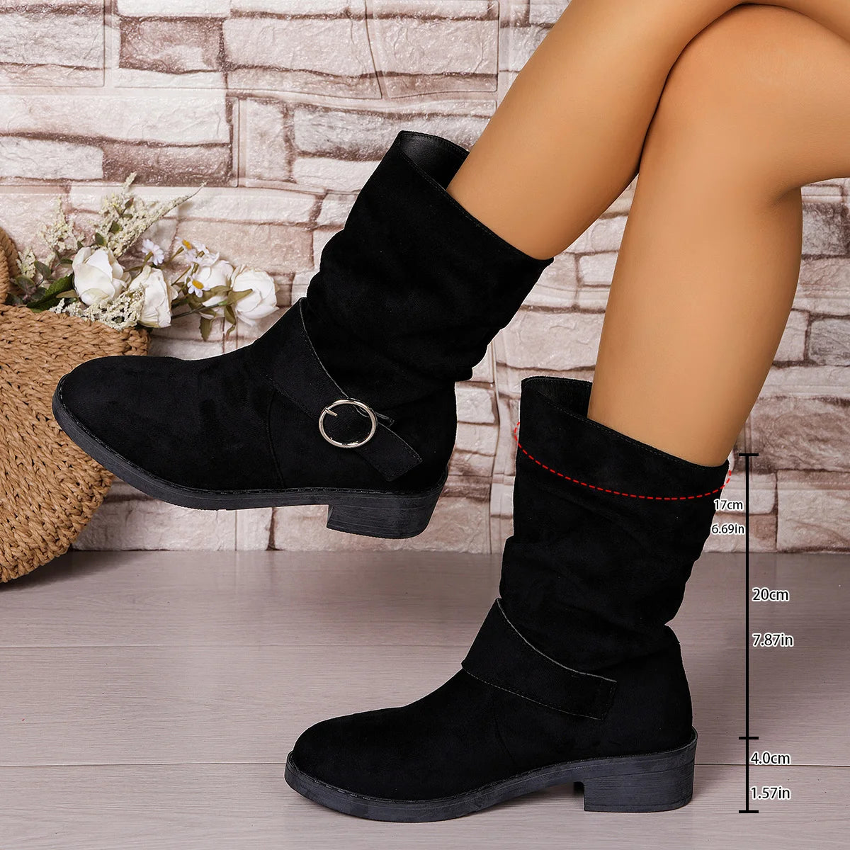 Vellavia Sabine Mid-Calf Boot