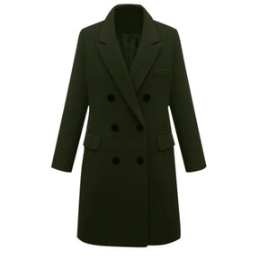 Vellavia Margaux Wool-Blend Long Coa