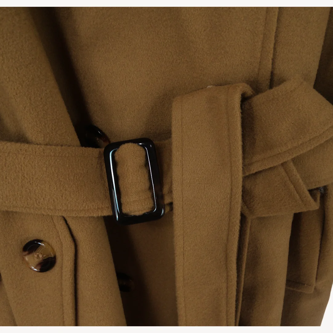 Vellavia Céleste Wool-Blend Long Coat