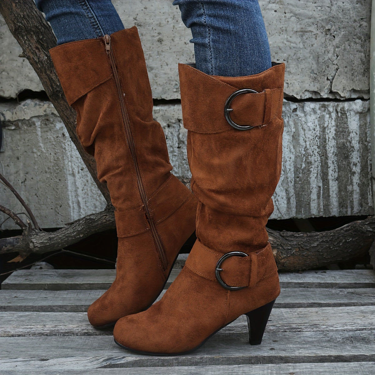 Vellavia Camille Buckle Boot